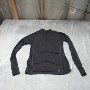 OROS Shirt Womens Small Black Solarcore 1/4 Zip Long Sleeve Active Pullover Warm